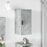  Kupaonski ormar Zidne s vratima Betonski sivi 30 x 31,5 x 61 cm | shoptok.hr