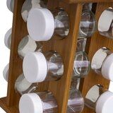Casa Selección Posude za začine u setu 12 kom sa stalkom Bamboo Walnut – | shoptok.hr