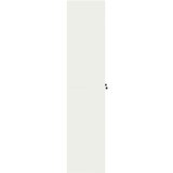 Ormarić Omarica za shranjevanje 2 pcs Bela 60 x 40 x 180 cm Jeklo, (5000152810) | Shoptok.si