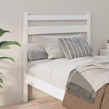  Uzglavlje za krevet bijelo 106 x 4 x 100 cm od masivne borovine | Eponuda.ba