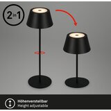 BRILO LED RGB punjiva stona lampa na dodir KIKI LED/2,6W/5V IP44 2600 mAh crna | Eponuda.com