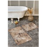 Mila Home Rjave žametne kopalniške preproge v kompletu 2 ks 60x100 cm – | Shoptok.si