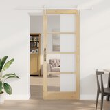 vidaXL klizna vrata s opremom set 86x211 cm čvrsto drvo bor Cijene