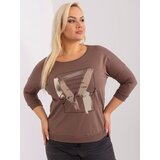 RELEVANCE Blouse-RV-BZ-8981.31P-brown | Shoptok.si