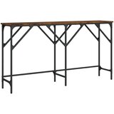  The Living Store Konzolna mizica dimljen hrast 140x29x75 cm inženirski les - Konzolna Mizica, (21442374) | Shoptok.si