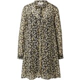 Freebird Dolga srajca 'Celeste' rumena / svetlo siva / črna | Shoptok.si