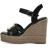 Tamaris Sandale tamno smeđa / zlatna / crna | shoptok.hr