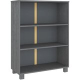 Maison Chic Knjižna omara - Knjižni regal HAMAR temno siva 85x35x112 cm trdna borovina, (21726311) | Shoptok.si