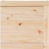 vidaXL Drsna vrata Rjava 100 x 208 cm Trdna borovina | Shoptok.si