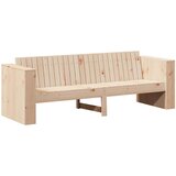  Vrtni kauč Prirodna 185,5 x 60 x 62 cm Čvrsto borovo drvo | shoptok.hr