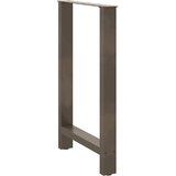  Noge za barski stol Prirodni čelik 2 kom 60 x (90-91) cm Čelik | shoptok.hr