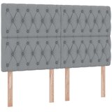  LED krevet za pohranu s madracem Svjetlosiva 140 x 200 cm | shoptok.hr