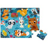 Janod Tactile Puzzle puzzle Forest Animals 2 y+ 20 kom | shoptok.hr
