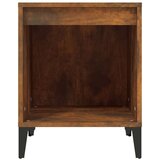  Nočna omarica 2 kosa dimljeni hrast 40x35x50 cm, (20731004) | Shoptok.si