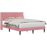  Okvir za krevet Ružičasta 140 x 200 cm Baršun - Ružičasta 140 x 200 cm | shoptok.hr