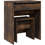  Toaletni stolić sa stolcem boja dimljenog hrasta 60x40x113 5 cm | shoptok.hr