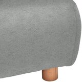 Lomoco KOTNA SEDEŽNA GARNITURA, velur svetlo siva | Shoptok.si