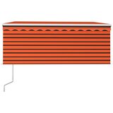  Automatska tenda roleta i senzor LED 3,5x2,5 m narančasto-smeđa | Eponuda.com