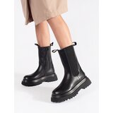 SEASTAR Black high Chelsea boots on a platform | shoptok.hr