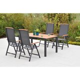 Gardenson VRTNA GARNITURA SIENA aluminij barve grafita, siva Cene