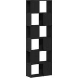  Ormar za knjige/Pregrada za sobu crni hrast 60x24x186 cm | Shoptok.si