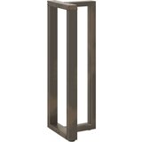  Noge barske mize T-oblike 2kosa naravno jeklo 40x35x(110-111)cm, (21828641) | Shoptok.si