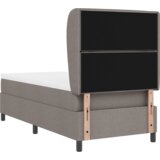 Box Spring Krevet s madracem u Taupe 100x200 cm Tkanina | shoptok.hr