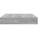  Krevet za pohranu Sivo Sonoma 180x200 cm | shoptok.hr