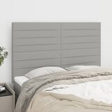  Uzglavlje svijetlosivo 144x5x118/128 cm tkanina | shoptok.hr