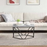  Kava Stol Siva Sonoma 80 x 80 x 45 cm Inženjerska drva i čelik | shoptok.hr