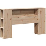 vidaXL Knjižna postelja brez vzmetnice 120x190 cm trdna borovina | Shoptok.si