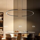  Immax NEO 07329L - LED prigušiva luster na sajli FINO 72W/230V 120 cm crna Tuya+daljinski upravljač | Eponuda.com
