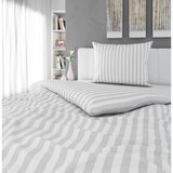 Esposa POSTELJNINA MINTO 140/200 cm saten srebrne barve | Shoptok.si