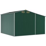  Vrtno spremište zeleno 277 x 279 x 179 cm od pocinčanog čelika | shoptok.hr