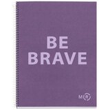 MiquelRius Kolegij blok A4 90g 80L spiralni crte Recycled cardboard be eco amethyst MR46887 | shoptok.hr