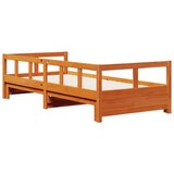  Dnevni krevet bez madraca voštano smeđi 80 x 200 cm od borovine | shoptok.hr