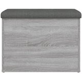 Klupa za cipele siva boja hrasta 62x42x45 cm konstruirano drvo | Eponuda.com