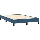  Krevet s oprugama i madracem LED tamnoplavi 120 x 190 cm baršun | shoptok.hr