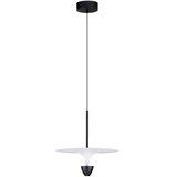 Nova Luce Mat crna LED viseća svjetiljka aluminijska ø 34 cm Topio – | shoptok.hr