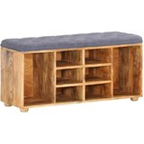  Klupa za hodnik 100 x 35 x 47 cm od masivnog drva manga | shoptok.hr