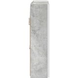  Kupaonski ormar s ogledalom Betonski sivi 73.5 x 15.5 x 70 cm | shoptok.hr