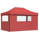 Šator za svadbe - šator za zabave Tamno crvena 292 x 440 x 315 cm Oxford tkanina - Tamno crvena s dvije bočne zidove Da | shoptok.hr