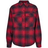 Urban Classics Ladies Check Overshirt Darkblue/red Cijene