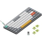 Nuphy Air75 V2 Brezžična Mehanska Tipkovnica, Bluetooth / 2.4 GHz, Slim, US Layout, Lunar Gray Switch Aloe, (21755791) Cene