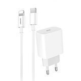 Denmen Omrežni polnilec USB-C v lightning 3.6A 20W 3600mA | Shoptok.si