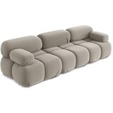 Makamii Bež žametna sedežna garnitura 285 cm Lokua – | Shoptok.si