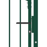  Vrata za ogradu EMMEN s šiljcima čelik 104x109,5 cm zelena | Eponuda.ba