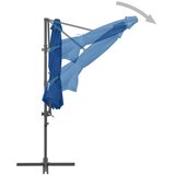  Konzolni vrtni suncobran s čeličnim stupom 300 cm azurnoplavi | Eponuda.com