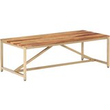  Stolić za kavu 120 x 60 x 40 cm od masivnog drva šišama | shoptok.hr