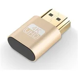 HDMI dummy adapter (virtualni display, zlatni)